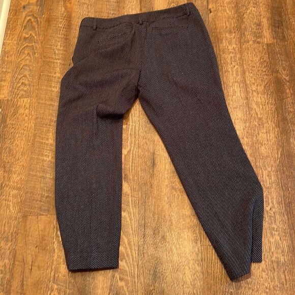 Express navy Swiss dot dress pants - Picture 3 of 3